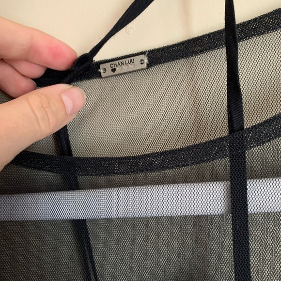 Chan Luu Dress Two Piece Women Size XS Black Full Length Fashion Boho - Picture 6 of 8